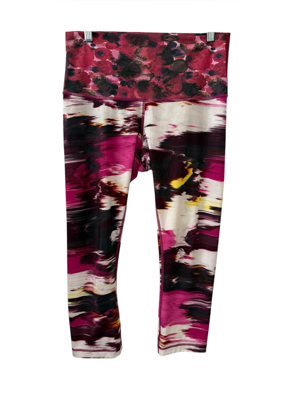 Lululemon 10 Abstract Print High Rise Crop Leggings 20” Yoga Pants